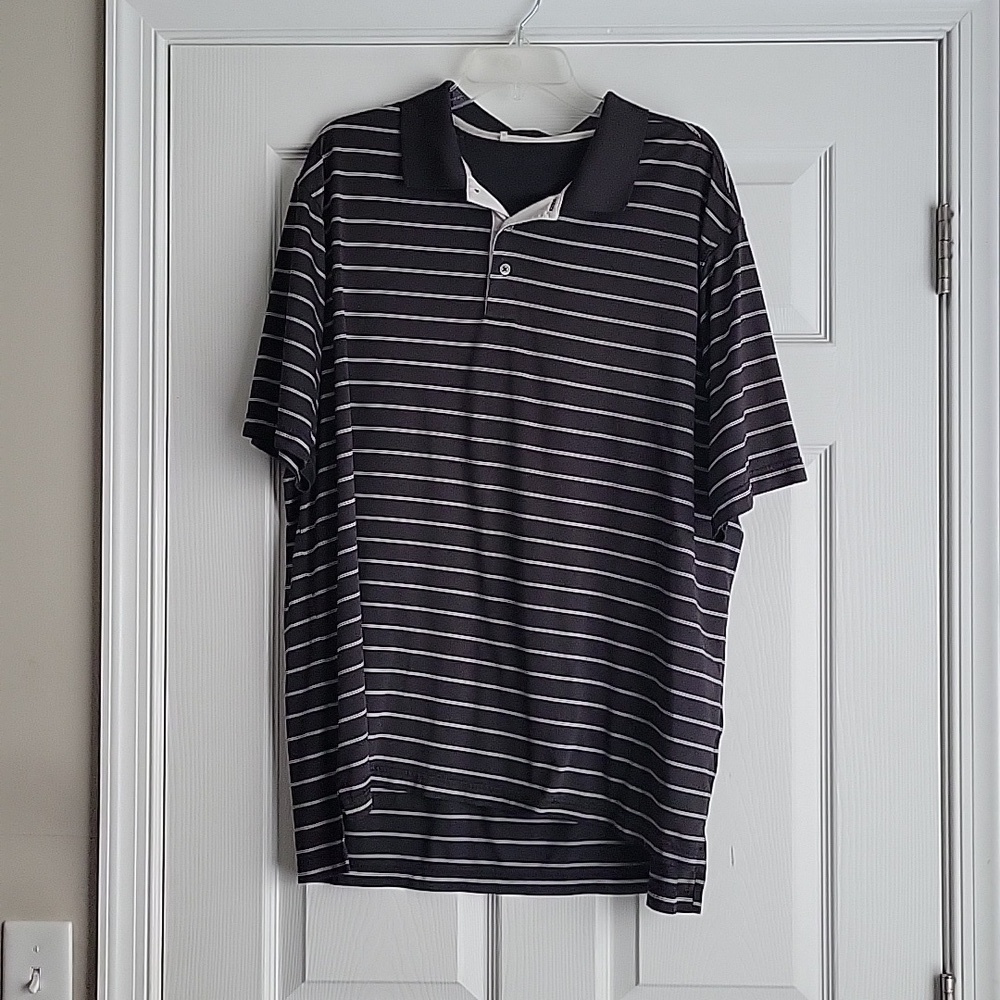 Adidas Men’s Stripe Polo Shirt